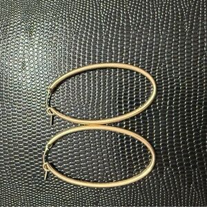 Enewton Elegant Gold Hoop Earrings